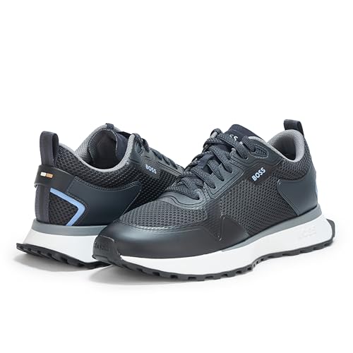 BOSS Men's Big Logo Mesh Mix Lace Up Sneaker3