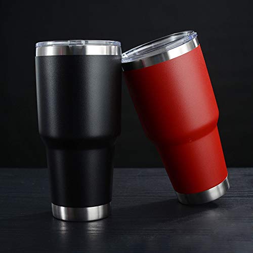Thermos Américain En Inox - Gobelet Isotherme à Double Paroi Avec Couvercle Etanche 1
