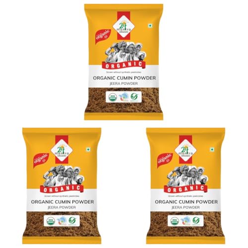 Image of 24 Mantra Organic Cumin Powder /Zeera Powder /Jeelakarra - 100gms | Pack of 3 | 100% Organic | Chemical Free & Pesticides Free | Unadulterated | Rich & Strong Flavour