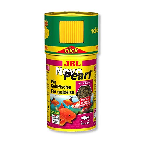 JBL NovoPearl 30303 - Pienso para Peces Dorados (granulado, dosificador de Clic, 100 ml)