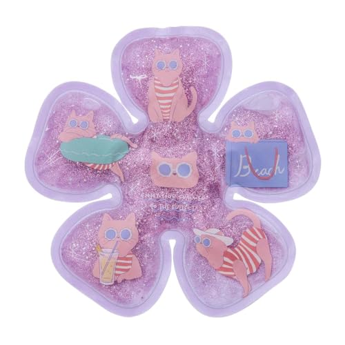 ハットピロー 2025 帽子用保冷剤 (230-17) 冷感ジェルパッド ひんやり 冷却 熱中症対策 子供 大人兼用 夏用 クールグッズ 繰り返し使用OK 洗える 軽量(パープル)