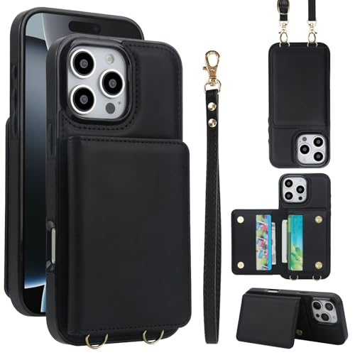 Étui compatible avec iPhone 17 anti-piratage RFID couleur noir