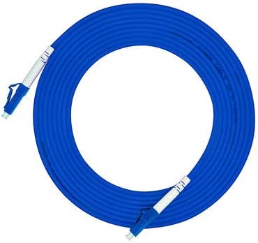 Armored Fiber Optic Cable SC LC FC Singlemode Simplex 3.0mm Outer Diameter 9/125 Fiber Optic Patch Cord (4m, LC to LC)