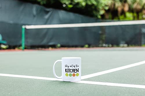 Taza Pickleball Personalizada Cerámica Blanca Grande miniatura 2