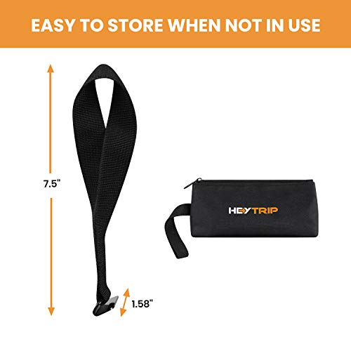 HEYTRIP 6 Pack Cargo Tie-Down Door Hook Straps for Any Car Top Luggage,Compatible with Most Cars