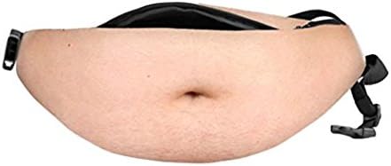 Auyes Dad Bag Fanny Pack Mens Dadbod Belly Waist Hip Packs Bumbag with Adjustable Belt (A)