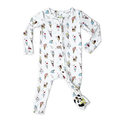 Image of Bellabu Bear Convertible Footies for Baby Boys & Baby Girls, Family Matching Pajamas, Rayon from Bamboo