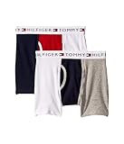 Tommy Hilfiger Boys' Boxer Brief Underwear (2-Pack), Grey Heather, 12-14