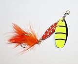 ABU GARCIA Kunstköder für das Spinning Angeln Reflex Red 7 g YE Bass Forelle Hecht