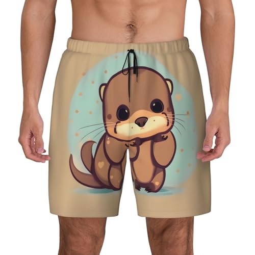 Vêtement de plage extérieur décontracté short de bain loutre