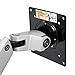 Amazon Basics Single Monitor Stand, Lift Engine Arm Mount, Silver