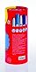 GIOTTO be-bè super auswaschbare Fasermaler, Jumbo Spitze, 5 mm, Runddose aus Karton, 10 sortierte Farben