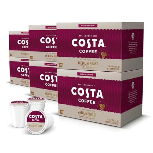 Image of Costa Coffee Medium Roast Single Serve Pods - Signature Blend - 60 ct Box