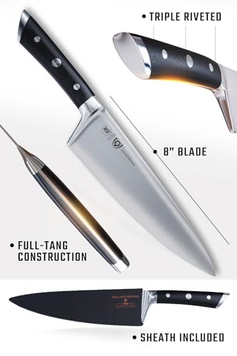 Dalstrong FBA_GS-8INCH-CHEF Knife - 8 Inch Blade - Gladiator Series Elite - Forged Hc German Steel Chef'S Knife thumb #5