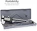 NEIKO 01407A Electronic Digital Caliper Measuring Tool, 0 - 6 Inches Stainless Steel Construction with Large LCD Screen Quick Change Button for Inch Fraction Millimeter Conversions, Digital Caliper Measuring Tool