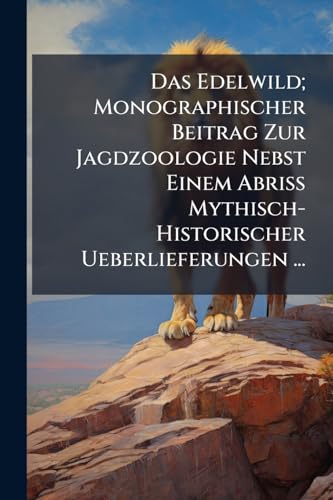 Das Edelwild; Monographischer Beitrag Zur Jagdzoologie Nebst Einem Abriss Mythisch-Historischer Ueberlieferungen ... (German Edition)