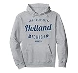 Photo Gallery holland michigan retro vintage souvenir mi olanda felpa con cappuccio Photo Gallery holland michigan retro vintage souvenir mi olanda felpa con cappuccio