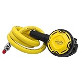 Saekodive SK10 Scuba Regulator Octopus - Second Stage Dive Regulator - Diving Regulator with 36' Yellow Hose
