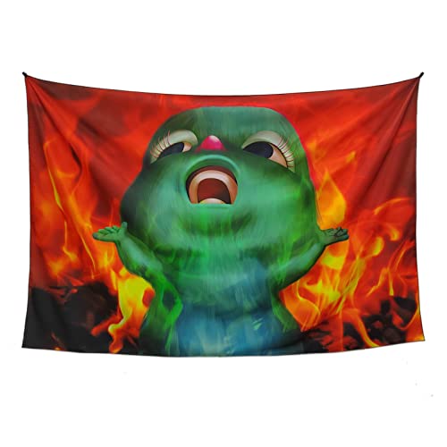 JECDEICY Funny Meme Wall Bibble Tapestry Decorative Novelty Tapestry Wall Hanging for Bedroom Living Room Dorm 60x40 Inches