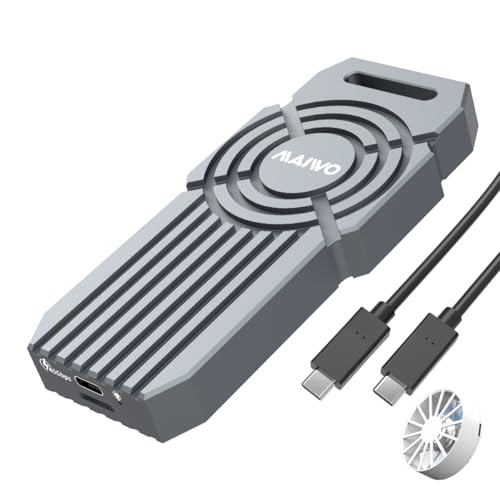 Image of MAIWO 40Gbps Thunderbolt 4 M.2 NVMe SSD Enclosure for M1 M2 Pro /Max, Compatible with Thunderbolt 4 /3 USB4 /3.2 /3.1 /3.0 /2.0, 8TB Capacity, Support 2280 M&B+M-Key, Tool Free