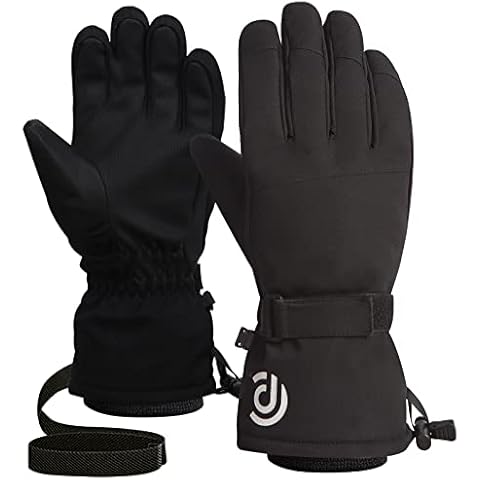 OMECHY Winter Gloves Men Women Warm Waterproof Ski Gloves 5 Layer Touch Screen Snow Gloves for Cold Weather Cover