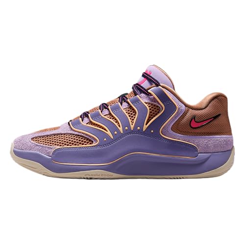 Nike Men's Kd18 Basketball Shoe, Washed Purple/Fire Pink/Lilac, 11 UK