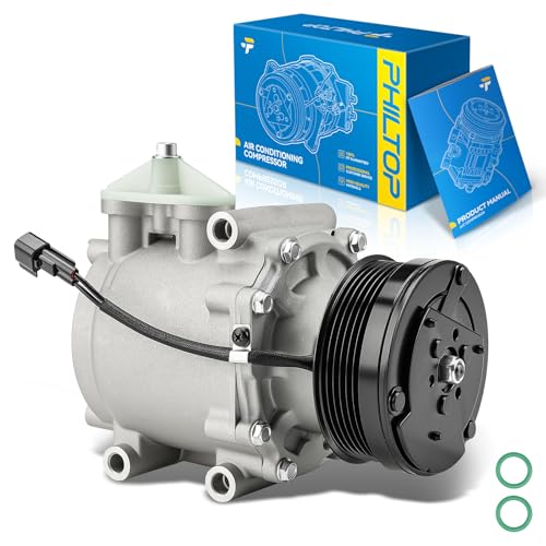 Image of PHILTOP 2614N Air Conditioner AC Compressor with Clutch for Ford Expedition 2003-2006, Lincoln Navigator 2003-2006