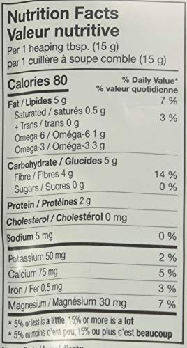 Organic Sprouted Chia & Flax Seed Powder 8 Ounce (227 Grams) Pkg #TOP3