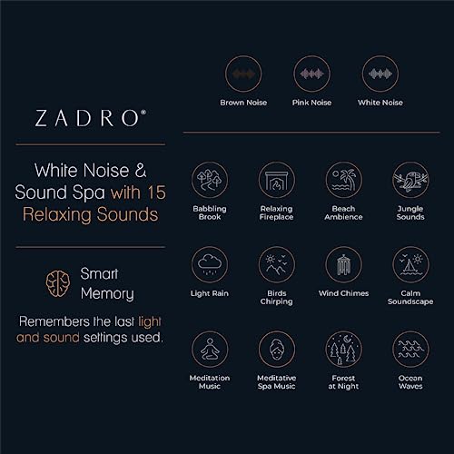 Zadro lámpara de noche LED proyector estrellado gris miniatura 5