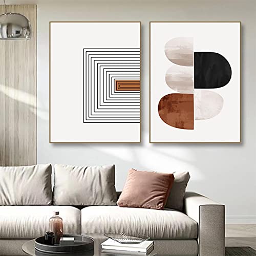Art mural salon abstrait KEBIA affiche toile imprimée 60x90cm