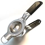 Innovee Home Manu, Premium Quality Stainless Steel Press Lemon Lime Squeezer Citrus Manual Juicer, 4 feet, Black