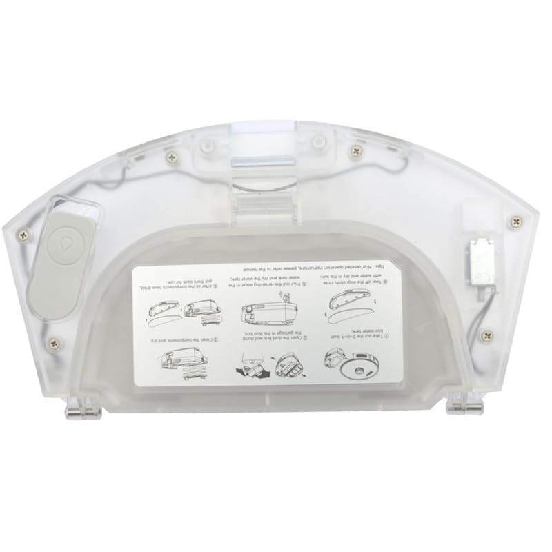 Boîte à poussière pour aspirateur robot T10 Blanc Transparent avec filtre HEPA compatible m8pro