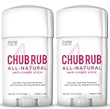 Zone Naturals Chub Rub All Natural Anti Chafing Stick, 1.5 Ounce, Pack of 2