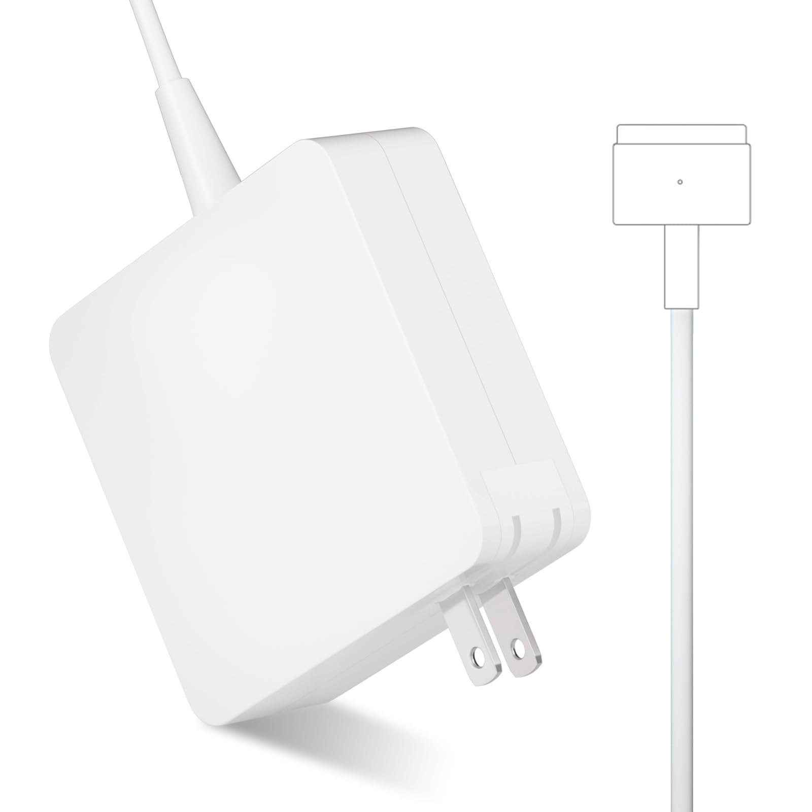 Mac Book Air Charger Replacement, Replacement for Mac Book Air 45W T-Tip Shape Connector Power Adapter, Laptop Charger for Mac Book Air 11 inch and 13 inch (2012 2013 2014 2015 2017)