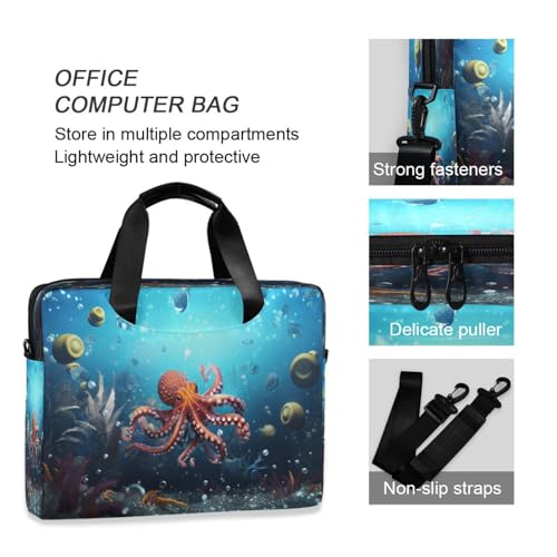 Bolso Maletín para Laptop Octopus con Correa miniatura 5