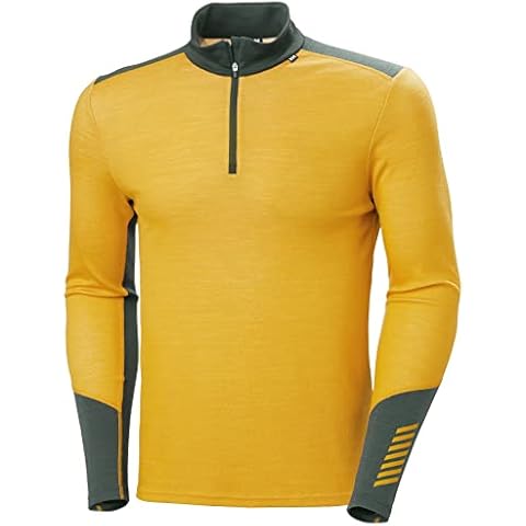 Helly Hansen Herren Lifa Merino Midweight 1/2 Zip, Gelb, M Cover