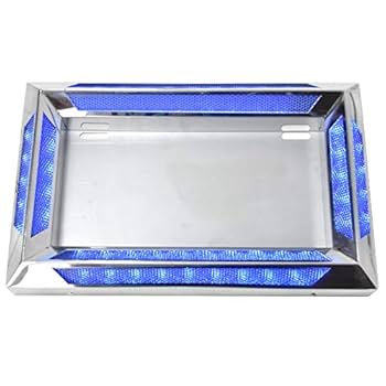 24V LED （レッド）大型 とんがりナンバープレート枠 デコトラトラック用品 24V LED （レッド）大型 とんがりナンバープレート枠 デコトラ