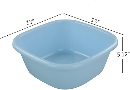 Miniatura 2 de Lavabo de 12 cuartos de galón, bañeras de colores para platos, 3 paquetes