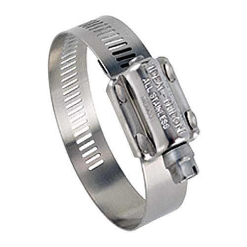 Ideal Tridon 6X50051#612 Stainless Steel Worm Drive Clamp with 410 Stainless Steel Screw, 6