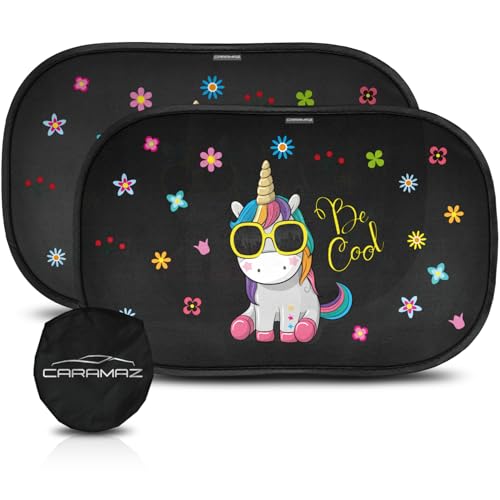 Image of CARAMAZ Car Window Shade for Baby with Certified UV-Protection 2 Pack - 20"x12"