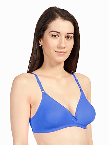 Image of SONARI Omania Womens Non-Padded Cotton Polyester Bras - Solid, Non-Wired, Medium Coverage, Hand Washable (Pack of 2)