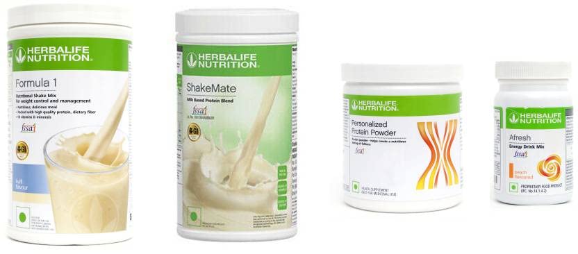 HERBALIFE Formula 1 Shake Kulfi Flavor 500g, Protein 200g, Afresh Peach 50g, Shakemate Nutrition Drink 500g (Pack of 4) (B0B8ZYXVKH) Amazon Price History, Amazon Price Tracker