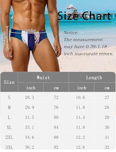 Bañador slip impreso sexy con corte bikini cómodo para natación masculina 6