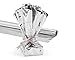 Hygloss Products Mylar Gift Wrap Roll - Great for Gift Bags, Baskets - 24 Inch x 8.3 Feet, Silver