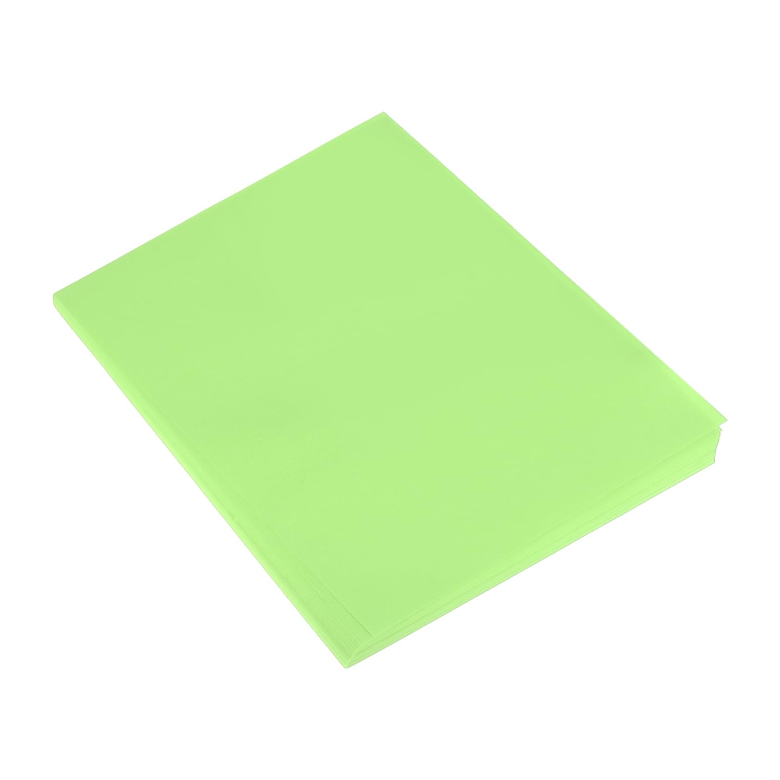 sourcing map 50 Sheet Origami Paper Double Sided Light Green A5 Square Sheet for Art Craft Project, Beginners, Gifts Decor