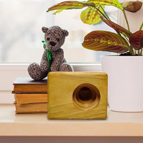 Artisanat en bois pour décoration de bureau et amplification de smartphone