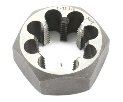 Forney 21147 Pipe Die Industrial Pro Hex Re-Threading Carbon Steel, Right Hand, 1-Inch-by-11-1/2 NPT