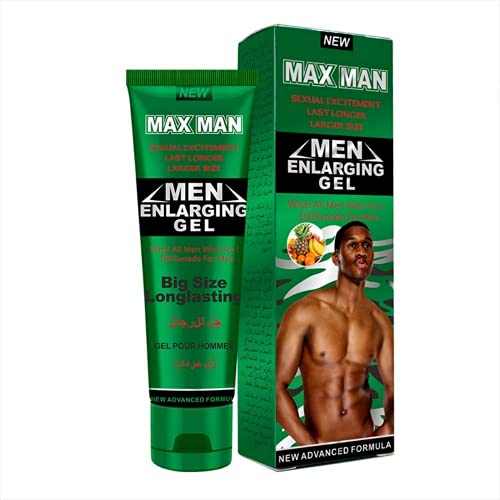 Men's Massage Cream Becomes Longer and Thicker Enhancement Cream, Men's Energy Cream Delay Performance Boost Strengthâ€¦ (1PCS-Green)