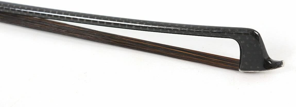 4/4 full size violin Bow Strong light Carbon fiber Stick Snakewood Frog Natural Bow hair nice pattern inlay