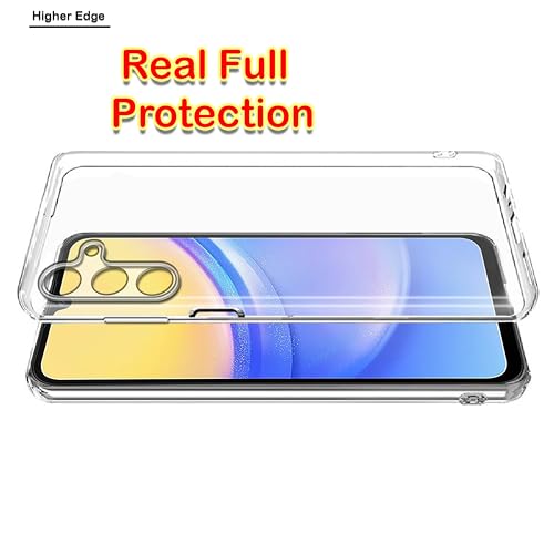Image of Amazon Brand- Solimo Mobile Cover for Samsung Galaxy A25 5G (Soft & Shockproof Back Case with inbuilt Cushioned Edges), Transparent